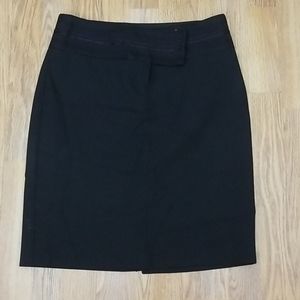 Black pencil skirt